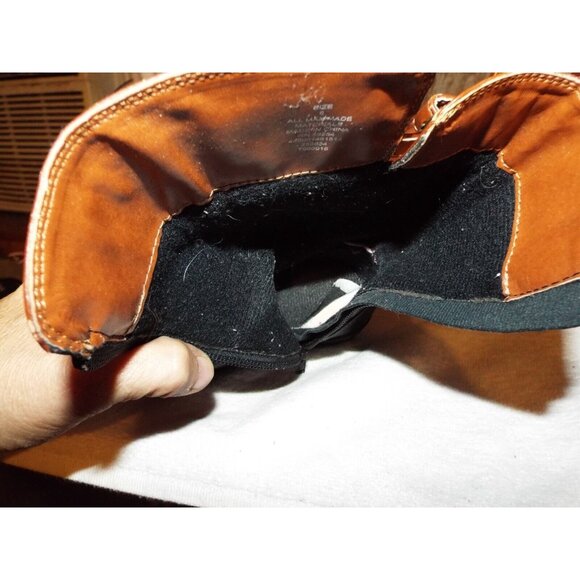 The Children’s Place Black And Brown Riding Boots Toddler Size 8 - Picture 5 of 11